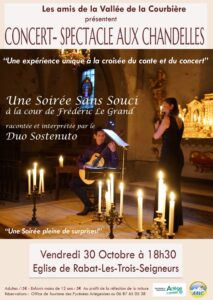 CONCERT SPECTACLE AUX CHANDELLES A RABAT